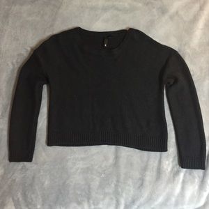 Cropped Black Sweater