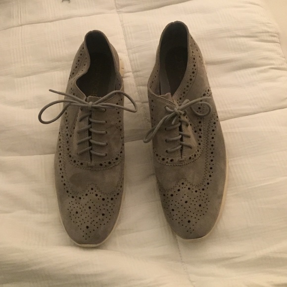 Cute casual grey shoes to slip on for a day out