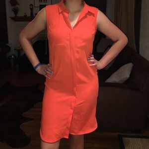 Orange dress