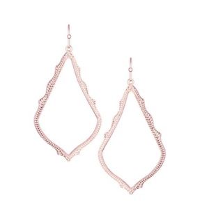 Kendra Scott "sophie" Earrings Rose Gold