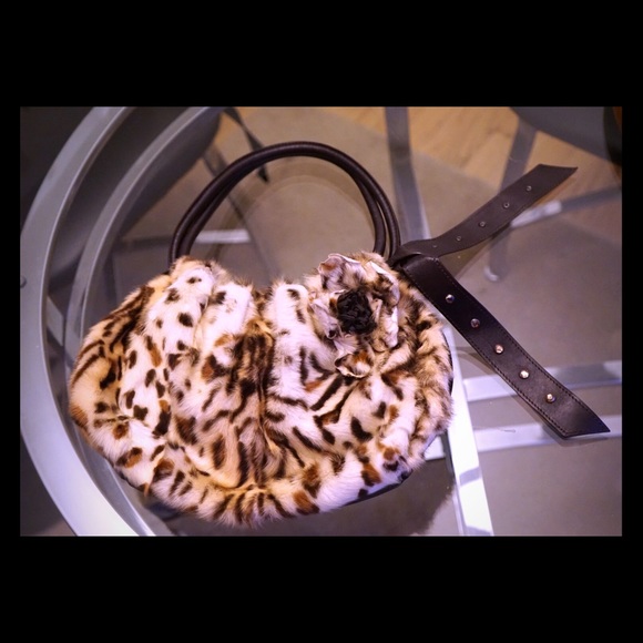 leather designer purse