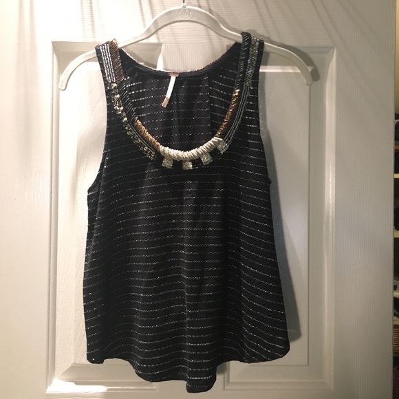 Free People sequin tank top