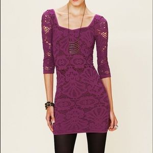 Free People Lace Bodycon Dress (XS)