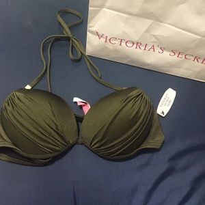 Victoria Secret olive green swim suit top