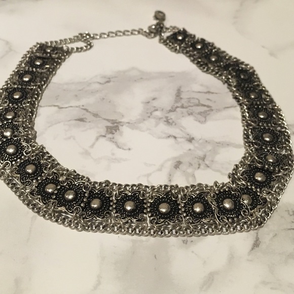 Silver Choker Necklace - Picture 1 of 3