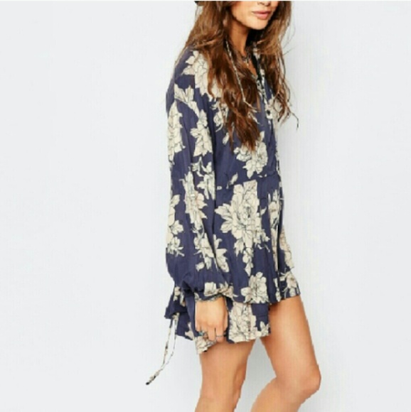 ** LAST ONE! **Free People Printed Tunic Dress - Picture 2 of 4