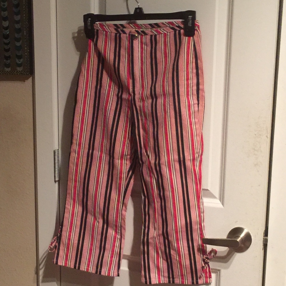 Striped Capris