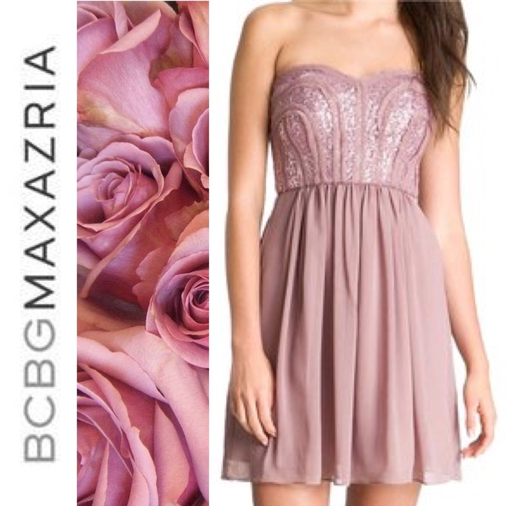 NEW! BCBG dress in mauve pink.
