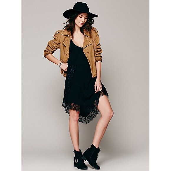 Free People Eyelashes lace slip dress - Picture 3 of 4