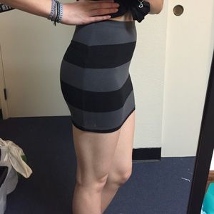 Striped Pencil Skirt
