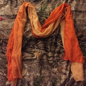 Ombre Orange scarf