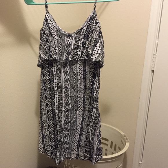 Black and white dress