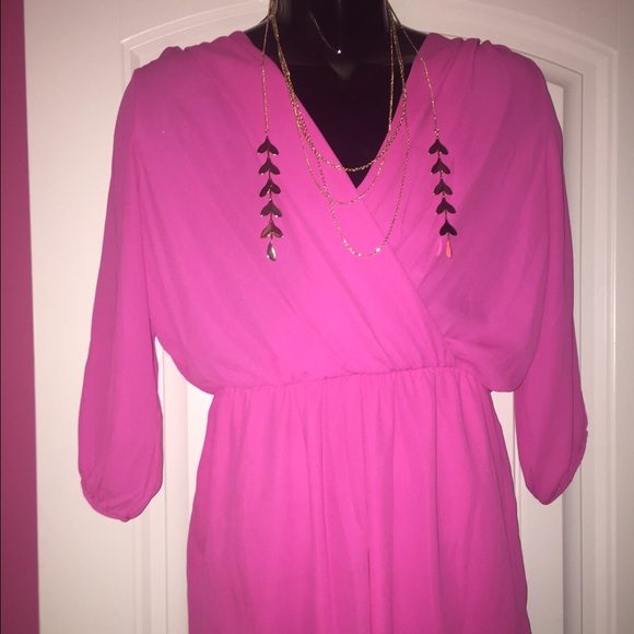 Dainty Hooligan Pink Romper
