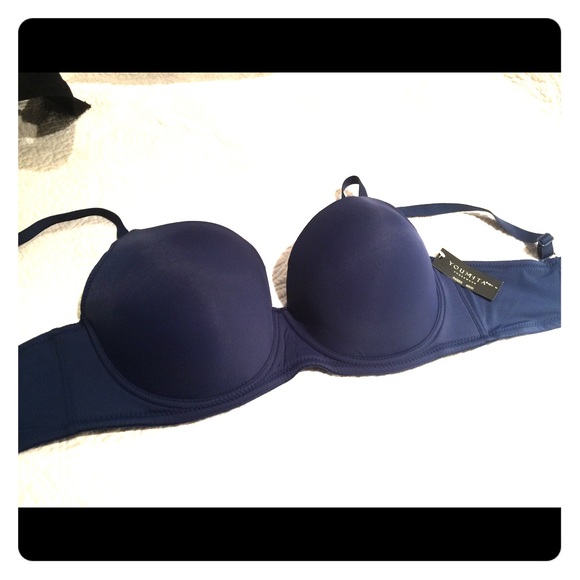 Youmita Dark Blue Underwire Bra 40DD