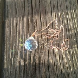 Iridescent Crystal Prism Necklace
