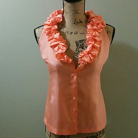 J. Crew Tops - J Crew 100% Silk sleeveless blouse Size 0