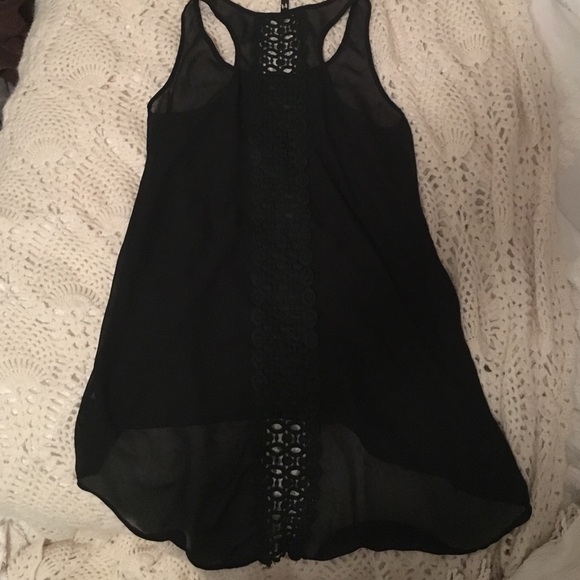 Bear Dance Black sheer tunic