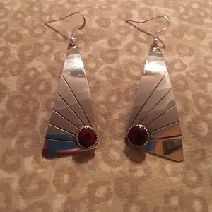 Weekend Sale stamped Native American earrings