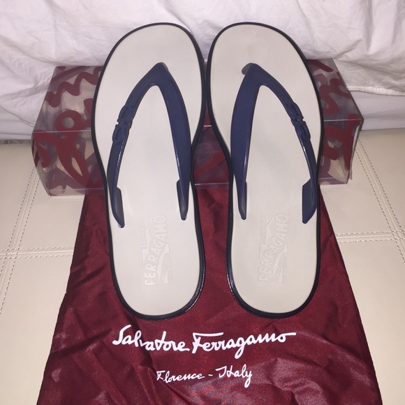 Brand new, authentic men's Ferragamo sandals