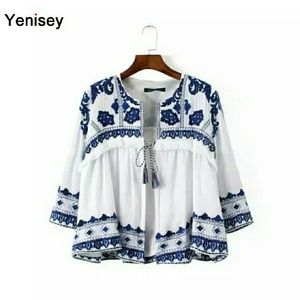 Embroidery jacket zara style