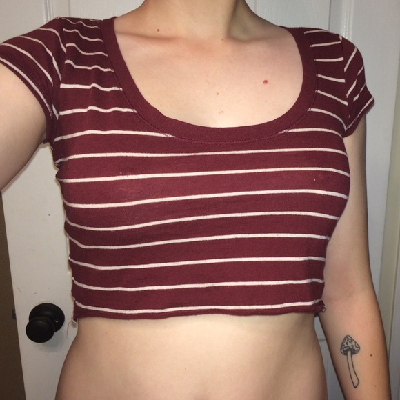 Striped Crop Top