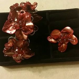FASHION JEWELRY BRACELET AND RING SET
