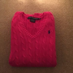 Beautiful bright pink Ralph Lauren sweater!