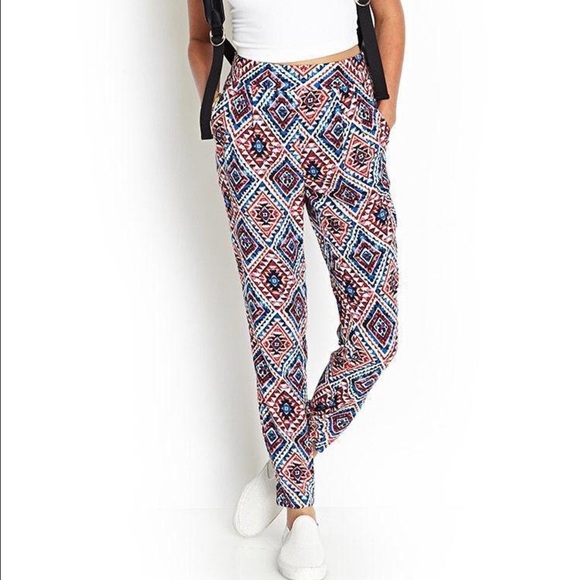 Forever 21 Tribal Print Pants