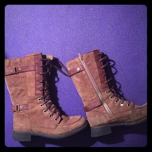 North face lace up boots