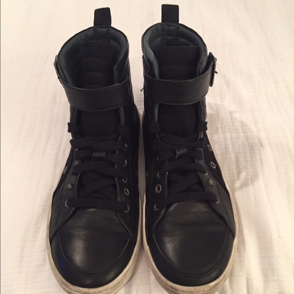 Zadig & Voltaire black hightop sneakers