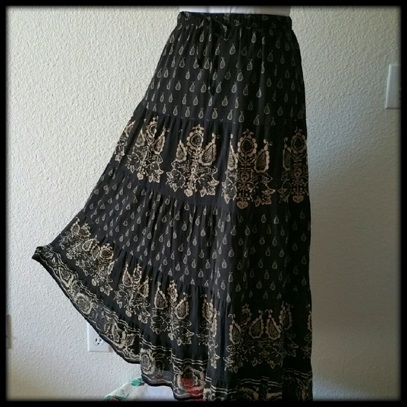 Ralph Lauren Dresses & Skirts - Vtg. Gothic Bohemian Skirt