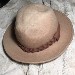 Wool tan summer hat