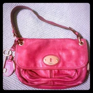 Small purple leather LLV Fossil purse