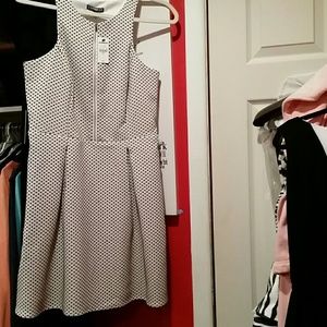 Brand new beige and black dress