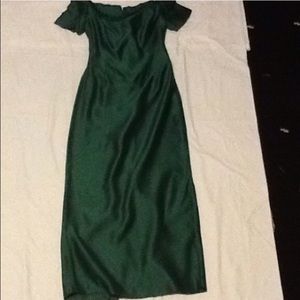 Emerald green bridesmaid dress