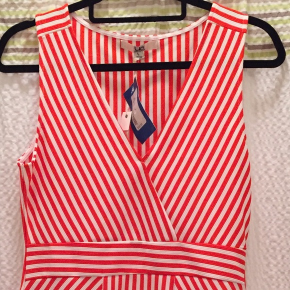 Strip dress, stretch fabric. Large - Picture 3 of 3