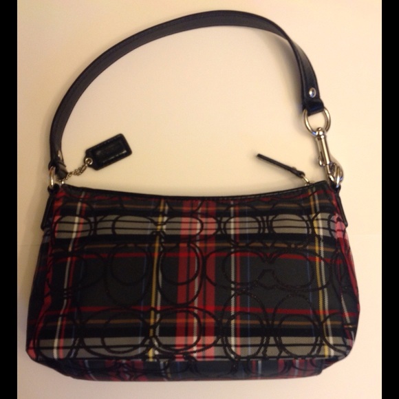 Coach Handbags - Coach Signature C Tartan Plaid Handbag