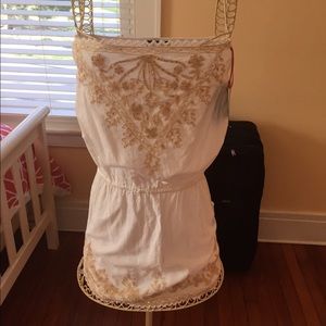 Beach cover up or strapless dress