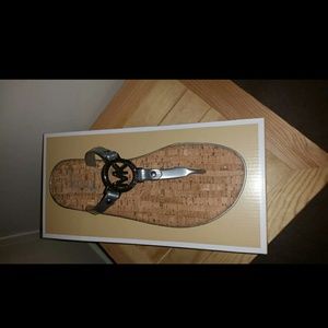 Silver Michael Kors Sandals