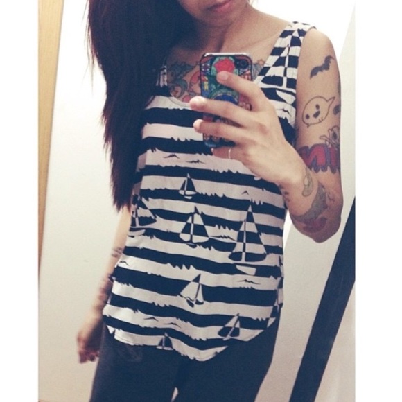 Nautical Sailboat Tank