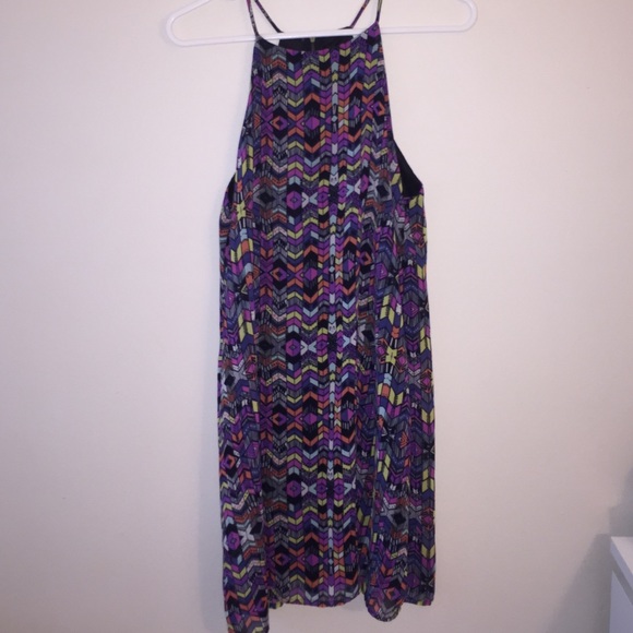 Francesca's Lea Halter Shift Dress