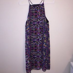 Francesca's Lea Halter Shift Dress