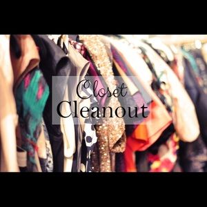 Closet clean out!