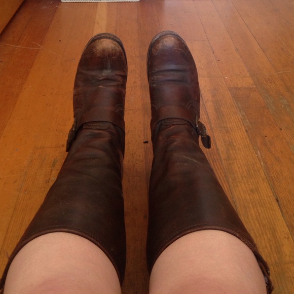 Frye Brown Veronica Boots