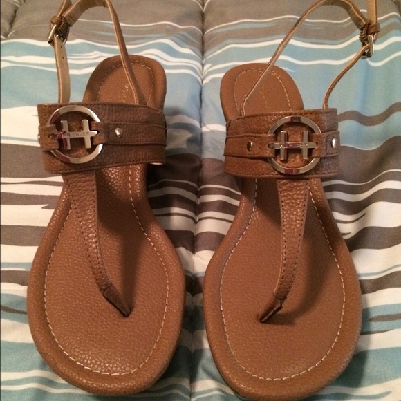 Brown Tommy Hilfiger Sandals