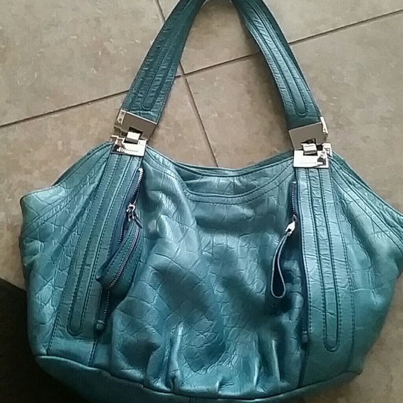 MAKOWSKY teal blue bag