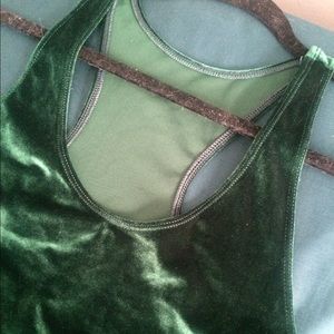 American apparel velvet bodysuit!