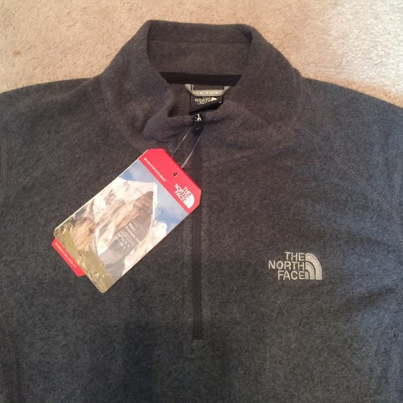 NWT North Face Glacier 1/4 Zip Pullover S - Picture 2 of 3