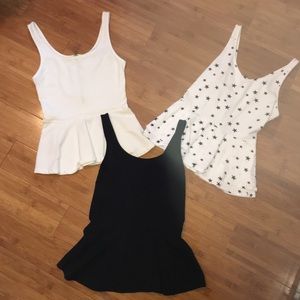 EXPRESS peplum top bundle