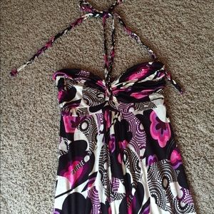 T-Bags maxi dress. Large EUC